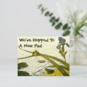 ヴィンテージカエル&リリーパッドニューホーム 案内ポストカード (スタンド正面)