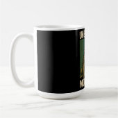 ヴィンテージカエル レトロな美意識のデザイン コーヒーマグカップ (左)