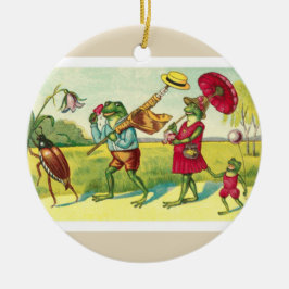 ヴィンテージカエルNo.2 セラミックオーナメント