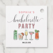 ヴィンテージカクテルズ バチェロレッテパーティー プチギフトタグ フェイバータグ (裏面)