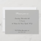 ヴィンテージカクテルパーティの招待状 招待状 (裏面)