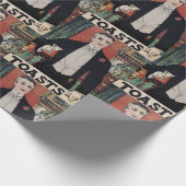 ヴィンテージカクテルパーティー ラッピングペーパー (角)