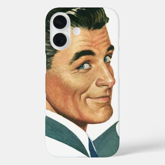 ヴィンテージカクテル飲料、男のドリンク Case-Mate iPhoneケース (裏面)