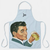 ヴィンテージカクテル飲料、男の飲み物 エプロン (正面)