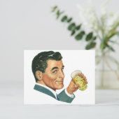 ヴィンテージカクテル飲料、飲用者一覧 ポストカード (スタンド正面)