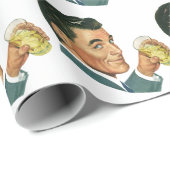 ヴィンテージカクテル飲料、飲用者一覧 ラッピングペーパー (ロールコーナー)