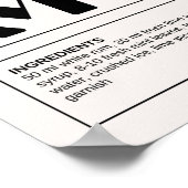 ヴィンテージカクテル: Mojito ポスター (角)