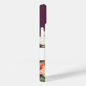 ヴィンテージカシスピンクn白フローラスタイリッシュ花 Case-Mate iPhoneケース (裏面 / 右)