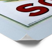 ヴィンテージカシミア石鹸ポスター ポスター (角)