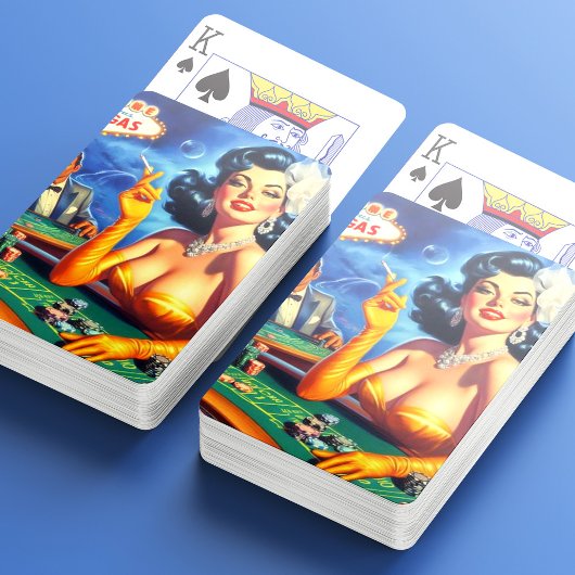 ヴィンテージカジノウーマン トランプ