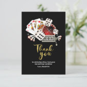 ヴィンテージカジノ,トランプのポーカー,大人,サンキューカード サンキューカード (スタンド正面)