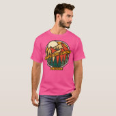 ヴィンテージカスケードロックスオレゴン山ハイキングスーヴ Tシャツ (正面フル)
