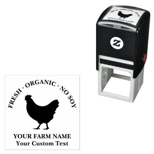 ヴィンテージカスタマイズファミリーファームエッグカートン セルフインキングスタンプ (インサイチュ)