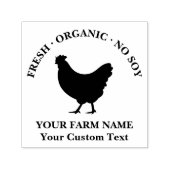 ヴィンテージカスタマイズファミリーファームエッグカートン セルフインキングスタンプ (デザイン)