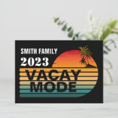 ヴィンテージカスタマイズファミリー夏休みモード 招待状 (スタンド正面)