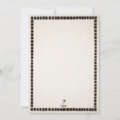 ヴィンテージカスタマイズ可能なクリスマスパーティの招待状 招待状 (裏面)