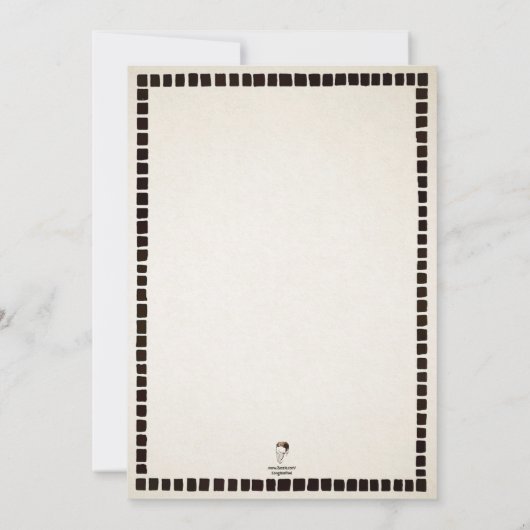 ヴィンテージカスタマイズ可能なクリスマスパーティの招待状 招待状 (裏面)