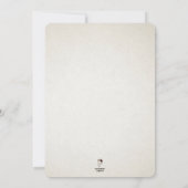 ヴィンテージカスタマイズ可能なハロウィーン招待状 招待状 (裏面)