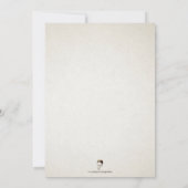 ヴィンテージカスタマイズ可能な新年のパーティー 招待状 (裏面)