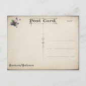 ヴィンテージカスタマイズ可能な母生まれたばかりのと ポストカード (裏面)