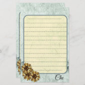 ヴィンテージカスタマイズ書の文房具 便箋 (正面/裏面)