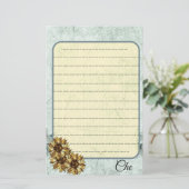 ヴィンテージカスタマイズ書の文房具 便箋 (スタンド正面)