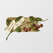 ヴィンテージカスタムさくらんぼレトロフルーツレストラン ウィンドウサイン (シート)