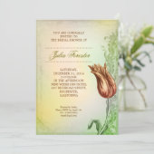 ヴィンテージカスタムのブライダルシャワー招待 招待状 (スタンド正面)