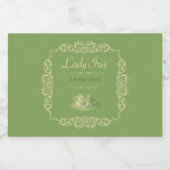 ヴィンテージカスタムの薬草茶ラベル フードラベル (シングルラベル)