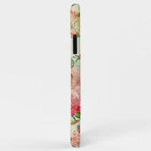 ヴィンテージカスタムほこりっぽいピンクフローラバラパターン Case-Mate iPhoneケース (裏面/右)