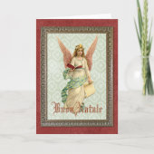 ヴィンテージカスタムアンティークホリデーシーズンズグリーティング シーズンカード (正面)