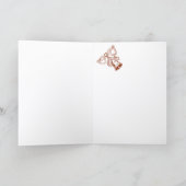 ヴィンテージカスタムアンティークホリデーシーズンズグリーティング シーズンカード (内部)