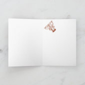 ヴィンテージカスタムアンティークホリデーシーズンズグリーティング シーズンカード (内部)