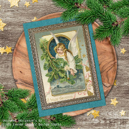 ヴィンテージカスタムアンティークホリデーシーズンズグリーティング シーズンカード