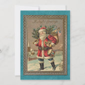 ヴィンテージカスタムアンティークホリデーシーズンズグリーティング シーズンカード (正面)