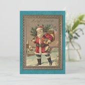 ヴィンテージカスタムアンティークホリデーシーズンズグリーティング シーズンカード (スタンド正面)