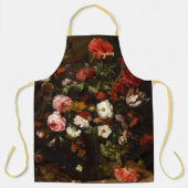 ヴィンテージカスタムアートフラワーフローリスト画家 エプロン (正面)