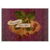 ヴィンテージカスタムイチゴレトロフルーツオールドスクール カッティングボード (正面)