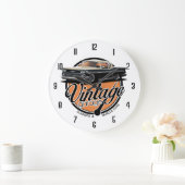 ヴィンテージカスタムインパラガレージ ラージ壁時計 (ホーム)