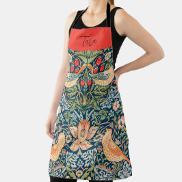 ヴィンテージカスタムウィリアム・モリス「イチゴ泥棒」 エプロン