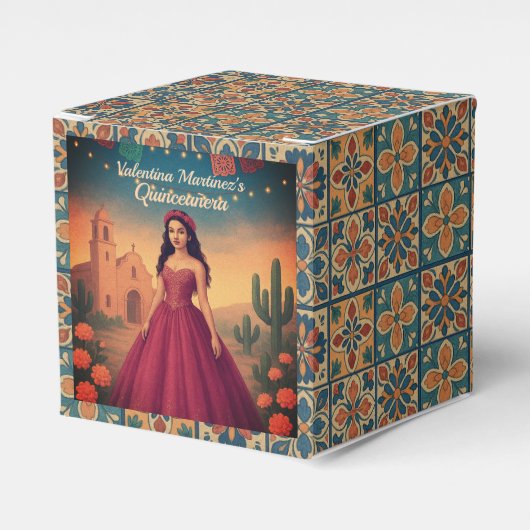 ヴィンテージカスタムキンセアニラレッドドレススタイル フェイバーボックス (正面サイド)