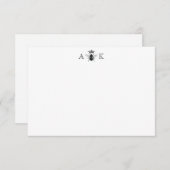 ヴィンテージカスタムクイーンビーノートカード ノートカード (正面/裏面)