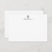 ヴィンテージカスタムクラウンリースノートカード ノートカード (正面/裏面)