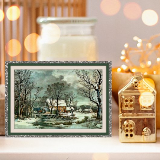 ヴィンテージカスタムクリスマスカード シーズンカード