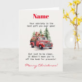 ヴィンテージカスタムクリスマス カード (黄色い花)