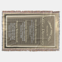 ヴィンテージカスタムゴールデンサイン退職 スローブランケット