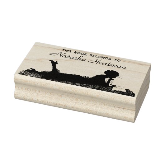 ヴィンテージカスタムシグネチャ及び文字蔵書票ゴム ラバースタンプ (スタンプ)