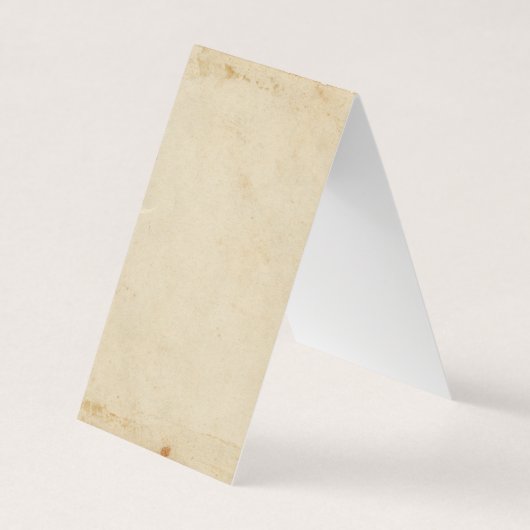 ヴィンテージカスタムシック張りイヤリング表示カード 名刺 (正面)