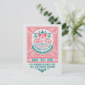 ヴィンテージカスタムスタイルクリスマスカード招待状 シーズンカード (スタンド正面)