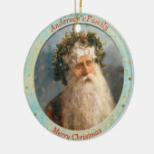 ヴィンテージカスタムセントニコラスクリスマス セラミックオーナメント (左)